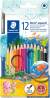 Aquarel kleurpotlood "Noris Club" met penseel, 12 potloden in kartonnen etui