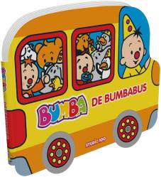 Kartonboek met wielen "De Bumbabus" 150x200mm, 6 spreads incl. cover