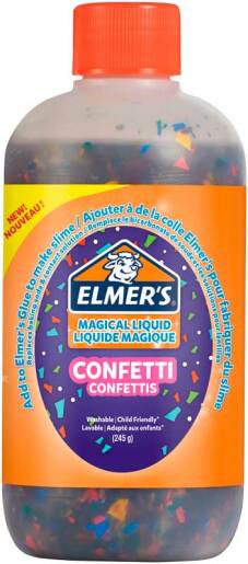 Activateur de slime "Magical Liquid" bouteille de 245g - Confettis