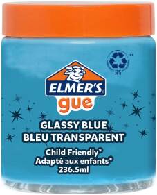 Slime prêt à l'emploi "Gue" 236.5ml - Bleu Transparent