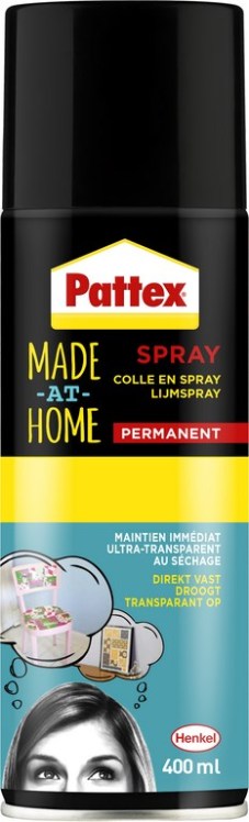 Lijmspray "Made at Home - Spray" spuitbus van 400ml, permanent