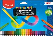Crayon de couleur "Color'Peps Infinity" set de 24 pièces, sans taillage (Blister