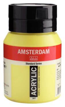 Acrylverf "Amsterdam" pot van 500ml - Azogeel Citroen n° 267
