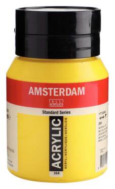 Acrylverf "Amsterdam" pot van 500ml - Azogeel Licht n° 268