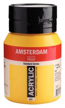 Acrylverf "Amsterdam" pot van 500ml - Azogeel Middel n° 269