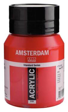 Acrylverf "Amsterdam" pot van 500ml - Karmijn n° 318