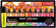 Surligneur "Boss Original ARTY" set de 10 pièces - Warm colors (Blister)