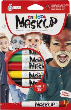 Maquillage "Mask Up" set de 6 sticks, testé dermatologiquement - Party