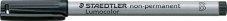 OHP-marker "Lumocolor" non-permanent, breed 1.0-2.5mm - Zwart