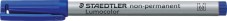 OHP-marker "Lumocolor" non-permanent, medium 1.0mm - Blauw