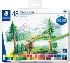crayon couleur "Design Journey" boîte en métal de 48 pièces (Blister)