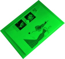 Envelop A4 "Horizontaal" in Polypropyleen met velcro sluiting - Groen