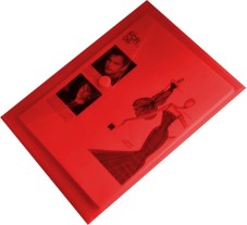 Envelop A4 "Horizontaal" in Polypropyleen met velcro sluiting - Rood