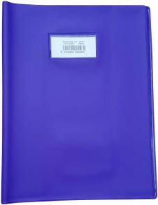 Protège-cahiers A4+, avec fenêtre, en PP, 350 micron - Violet