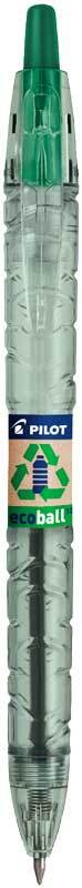 Stylo bille "B2P Ecoball" 1.0mm, de bouteilles PET recyclé - Vert